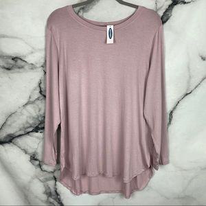 Old Navy Lilac Long Sleeve Top